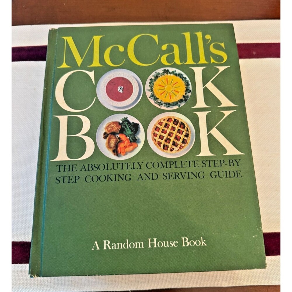 Vintage Green Hardcover Edition of the "McCall's Cook Book" Pub. by Random House